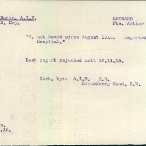 Soldier packet page