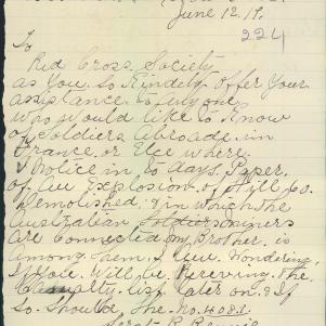 Soldier packet page