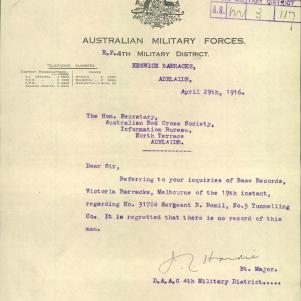 Soldier packet page
