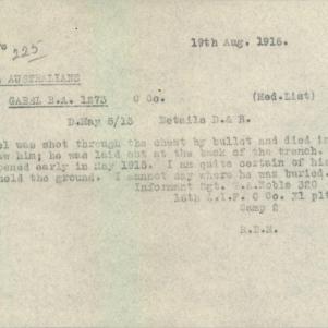 Soldier packet page