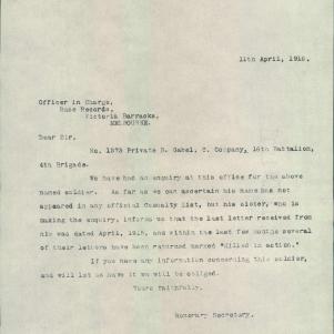 Soldier packet page