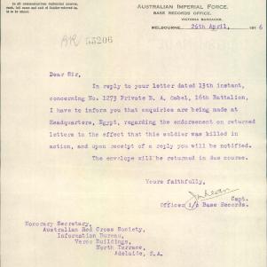 Soldier packet page