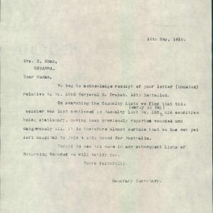 Soldier packet page