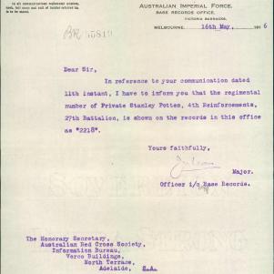 Soldier packet page