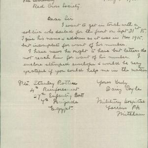 Soldier packet page