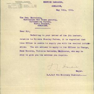 Soldier packet page