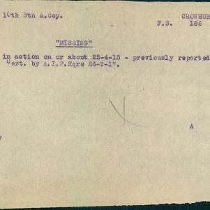 Soldier packet page