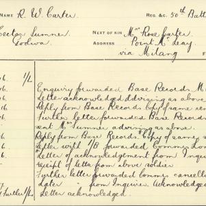 Soldier packet page