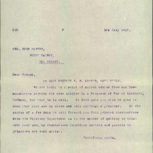 Soldier packet page