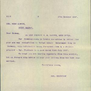 Soldier packet page
