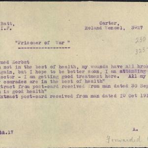 Soldier packet page