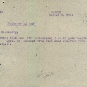 Soldier packet page