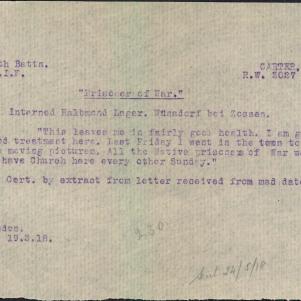 Soldier packet page