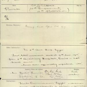 Soldier packet page
