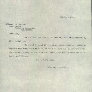 Soldier packet page