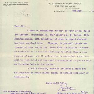 Soldier packet page