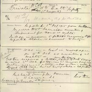 Soldier packet page