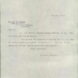 Soldier packet page