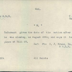 Soldier packet page