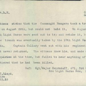 Soldier packet page