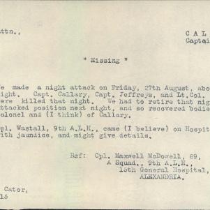 Soldier packet page