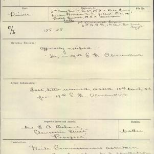 Soldier packet page