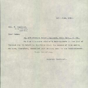 Soldier packet page
