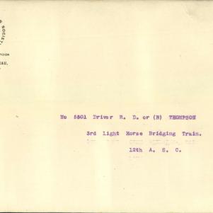 Soldier packet page