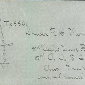 Soldier packet page