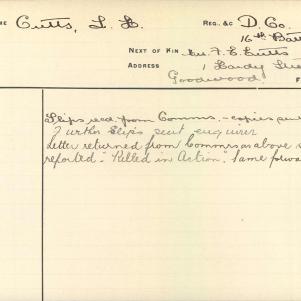 Soldier packet page