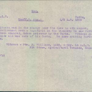 Soldier packet page