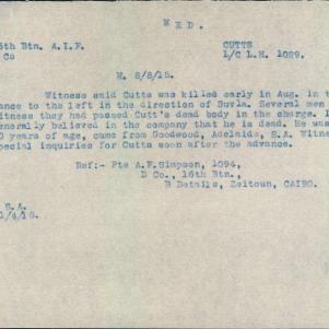 Soldier packet page