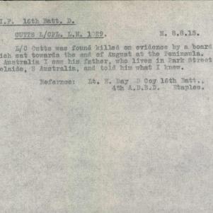 Soldier packet page