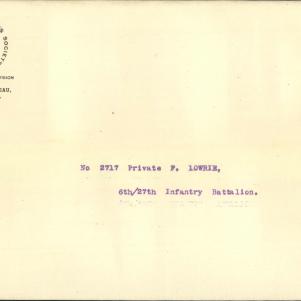 Soldier packet page