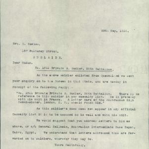Soldier packet page