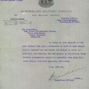 Soldier packet page