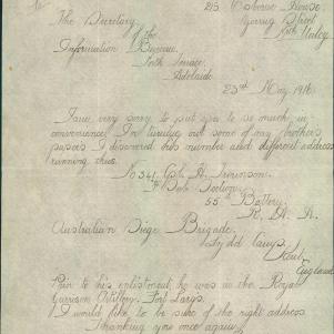 Soldier packet page