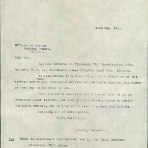 Soldier packet page