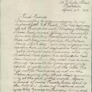 Soldier packet page