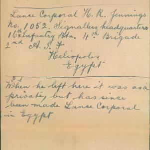 Soldier packet page