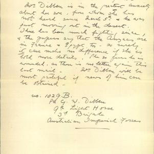 Soldier packet page