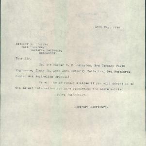 Soldier packet page