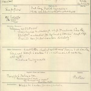 Soldier packet page