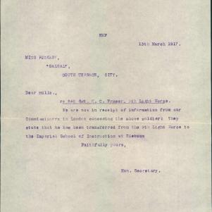 Soldier packet page