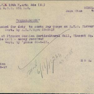 Soldier packet page