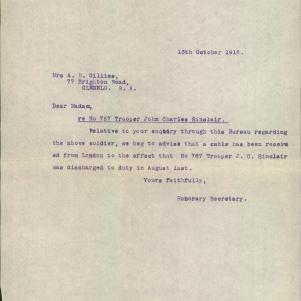 Soldier packet page