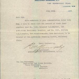 Soldier packet page