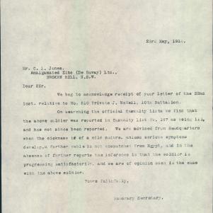 Soldier packet page