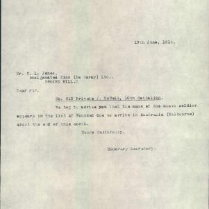 Soldier packet page