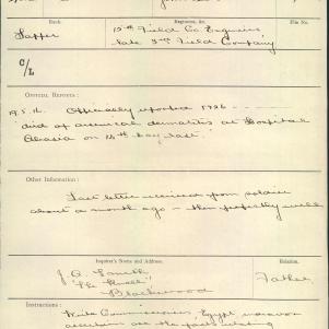 Soldier packet page